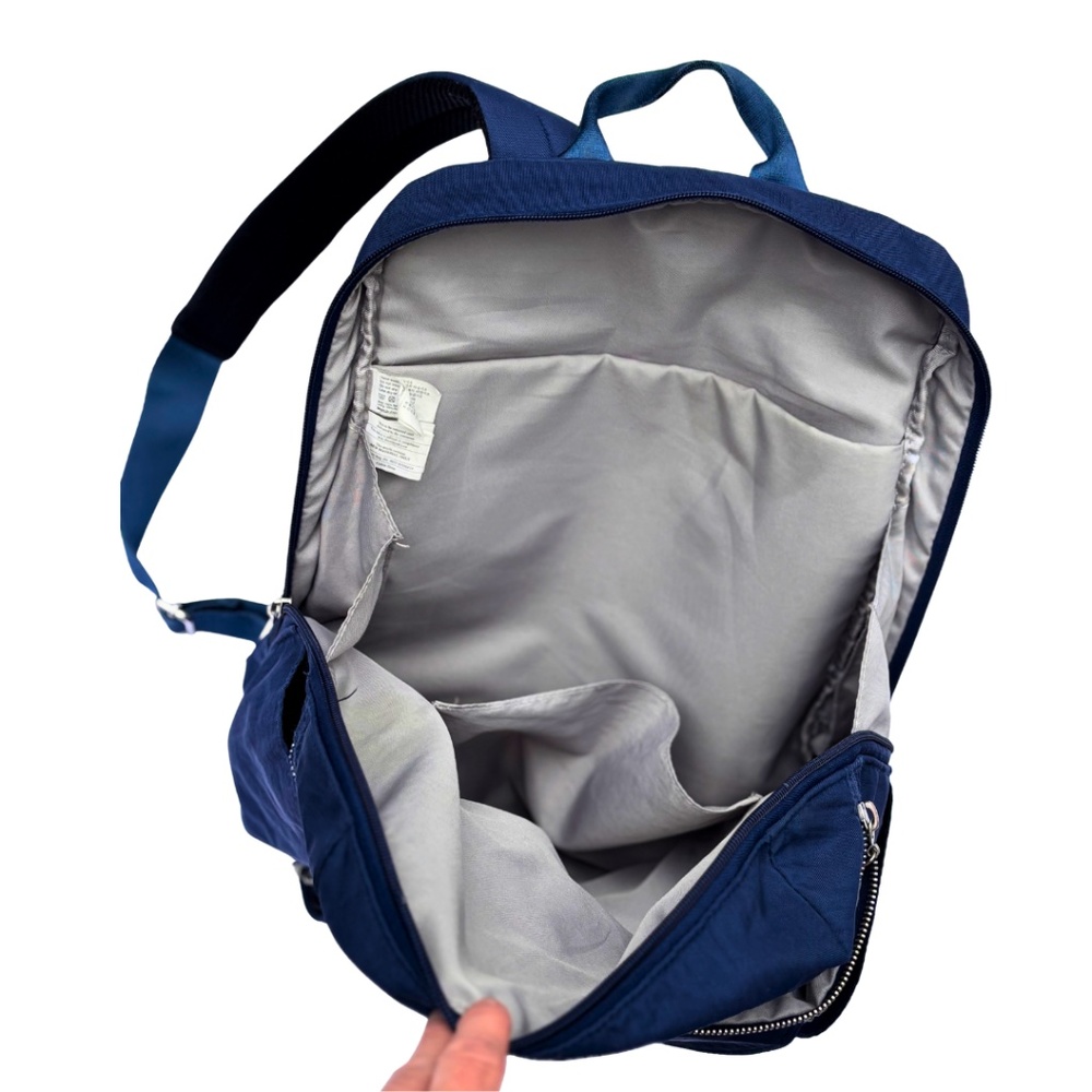Baggallini Barcelona Laptop Backpack - Blue - Picture 4 of 11